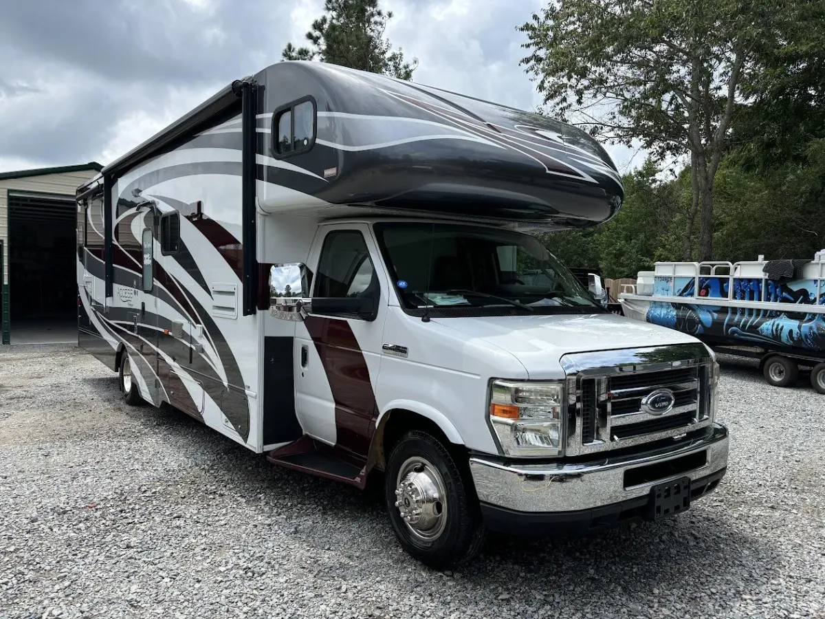 Small RV detailed by Tyree's Auto Detailing.